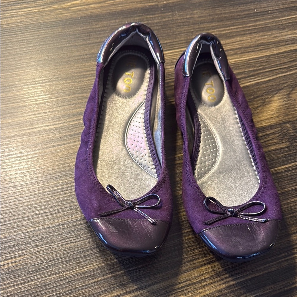 Purple Ballet Flats